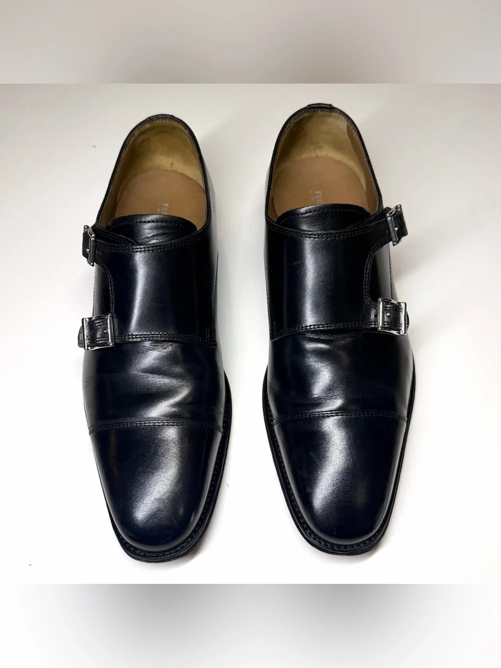 Florsheim Imperial Men’s Classic Leather Double Monk Strap Dress Shoes Size- 8